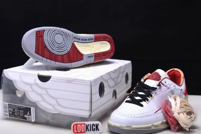 Rep TBK Low Red SP Retro White 2 Off-White Jordan DJ4375-106 0427